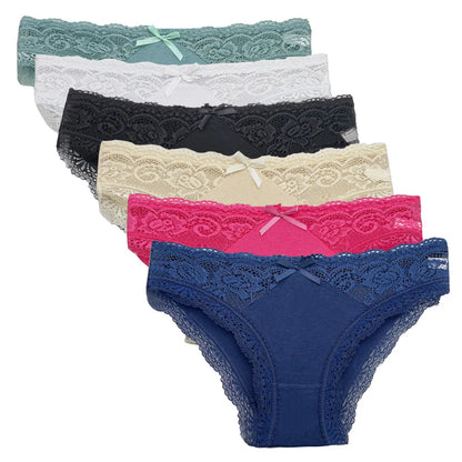 Cotton Briefs Lady 5 PCS/SET Lace Panty Underpants Seamless Panties For Women Lingerie
