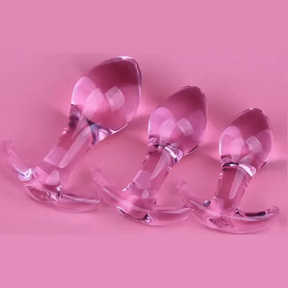 Stylish Style Crystal Glass Plug