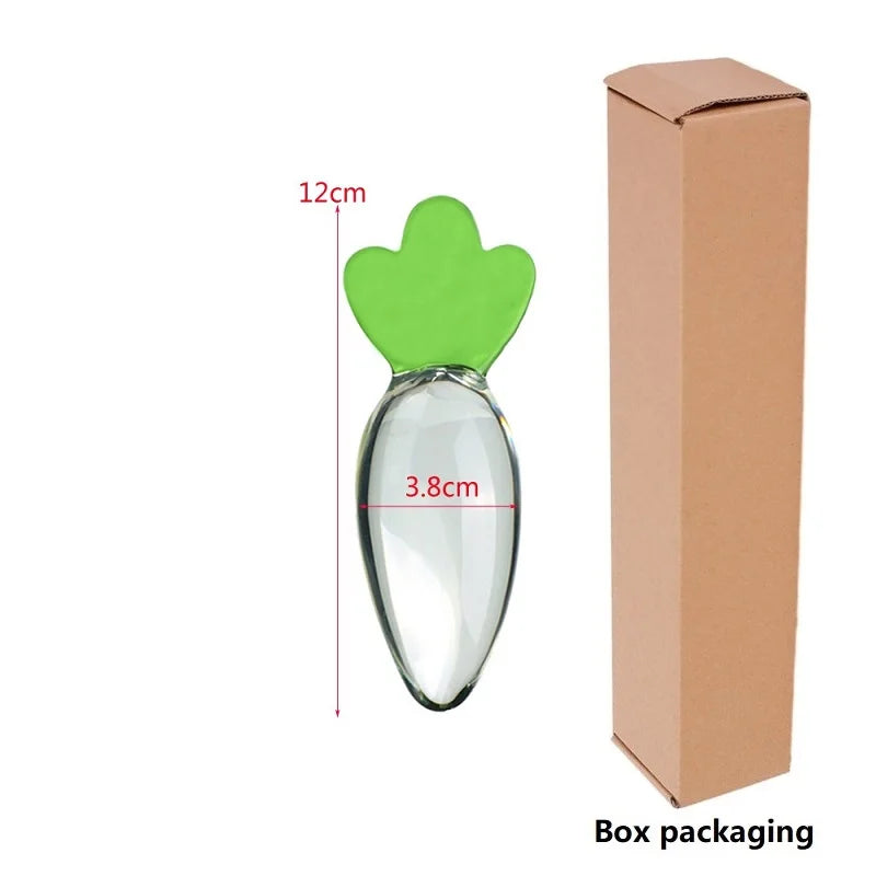 Compact Glass Plug For Solo Indulgence