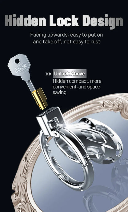 Premium Aluminum Chastity Cage
