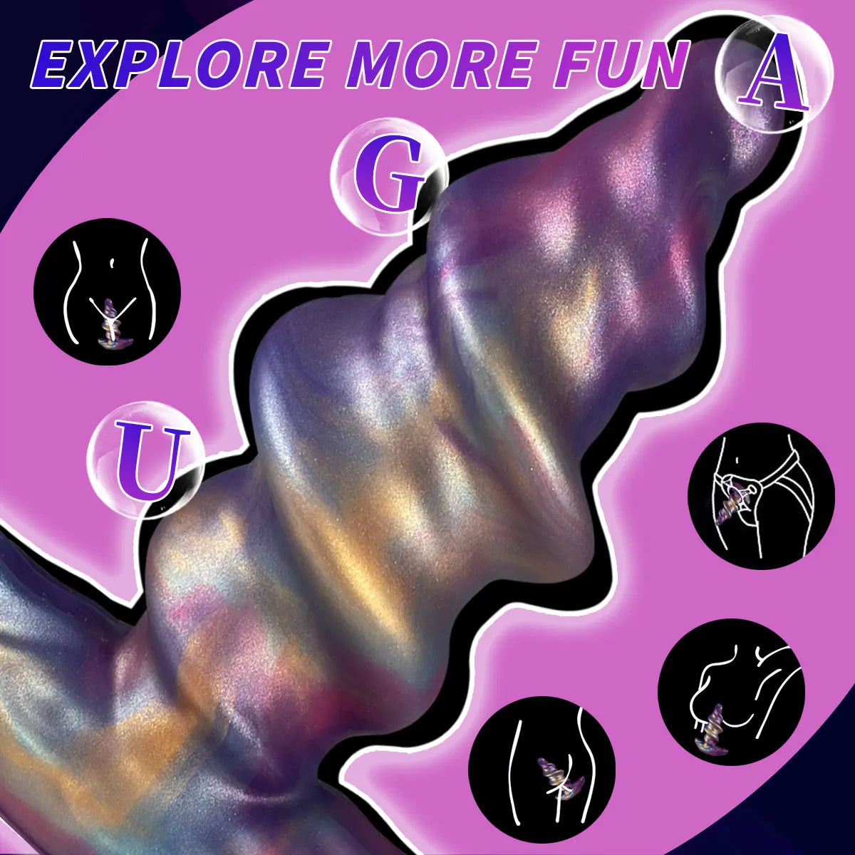 Twist Screw Silicone Plug