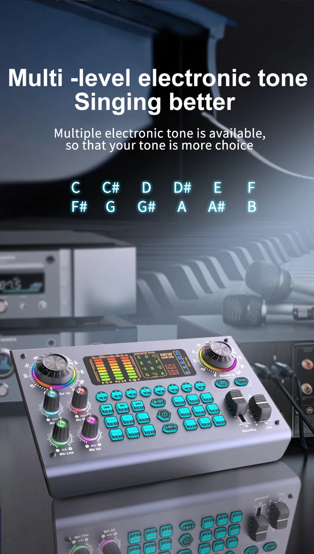 Condenser Mic & Sound Card Kit