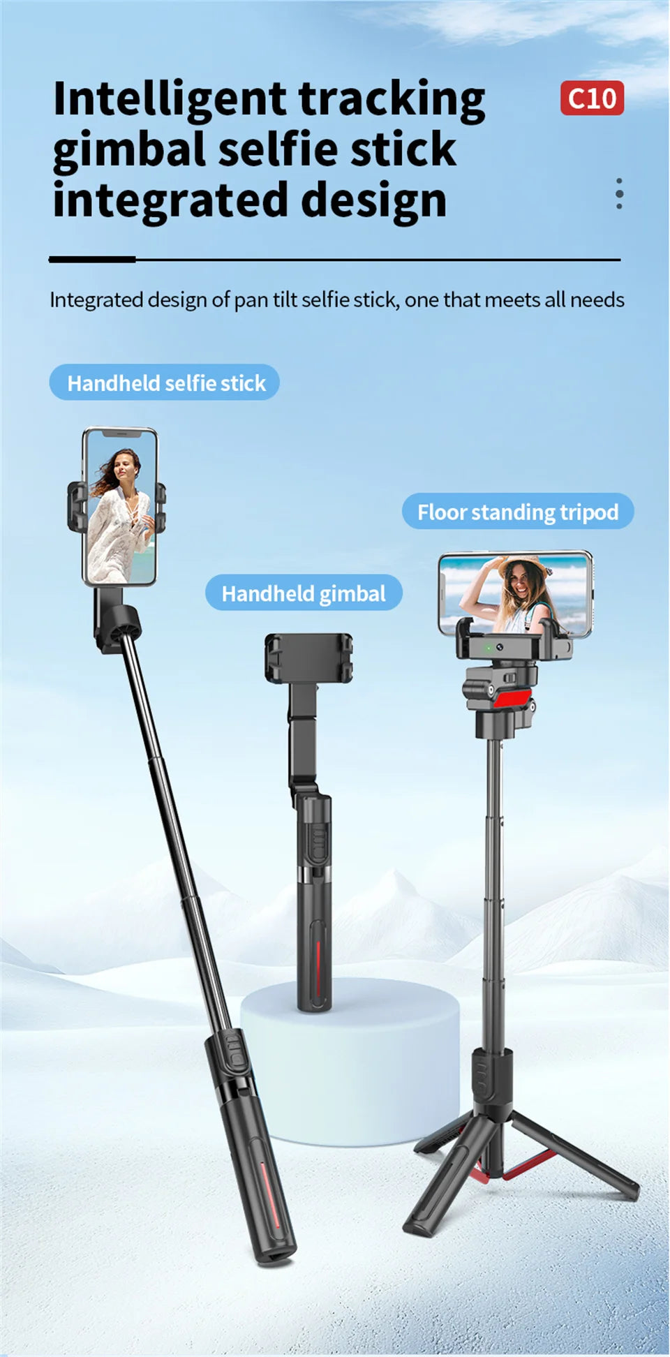 CloneMe Pano Mode Gimbal