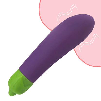 Mini Eggplant Bullet Vibrator — Portable G-Spot