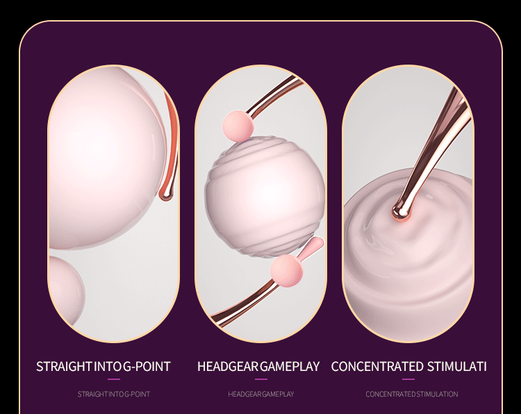 G-Spot Honey Bean Vibrator — Magnetic Ultrasonic Precision