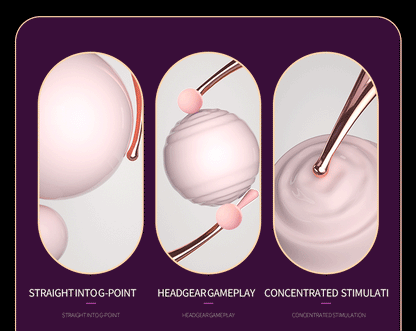 G-Spot Honey Bean Vibrator — Magnetic Ultrasonic Precision