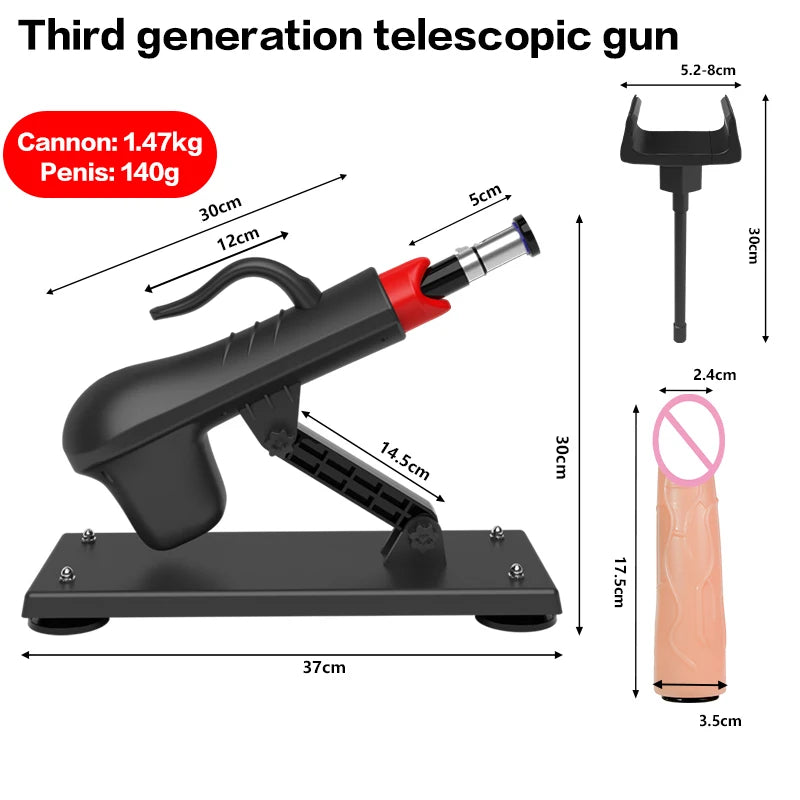 Remote Control Electric Body Massager – Extendable