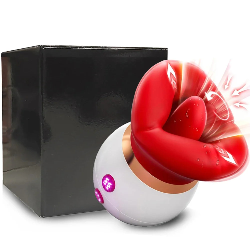 Rose Mouth-Shaped Vibrator Clitoral
