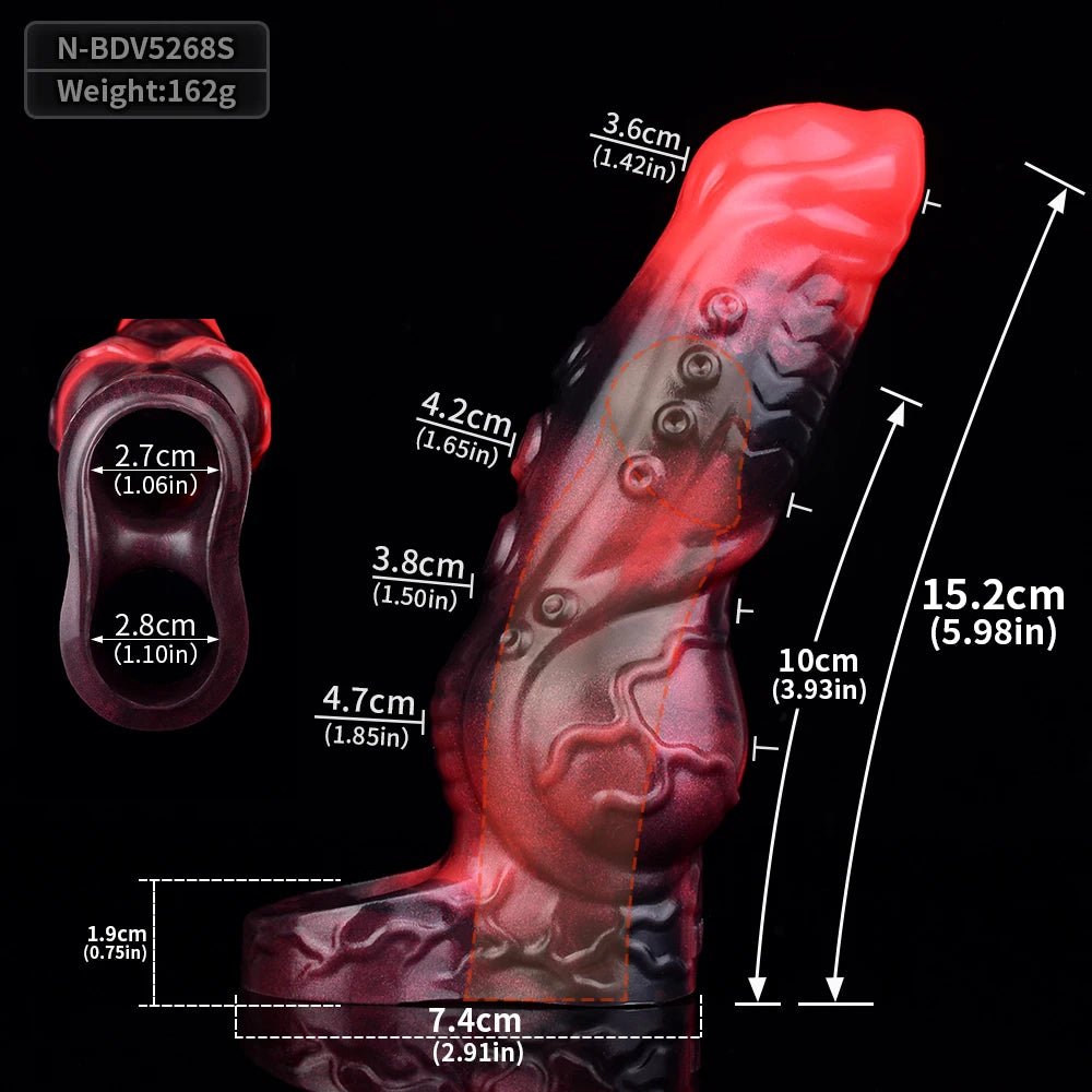 Vibrating Silicone Sleeve Extender – Multi-Mode