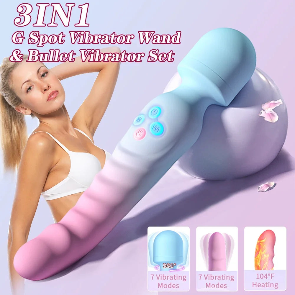 2 in 1 Powerful AV Vibrator