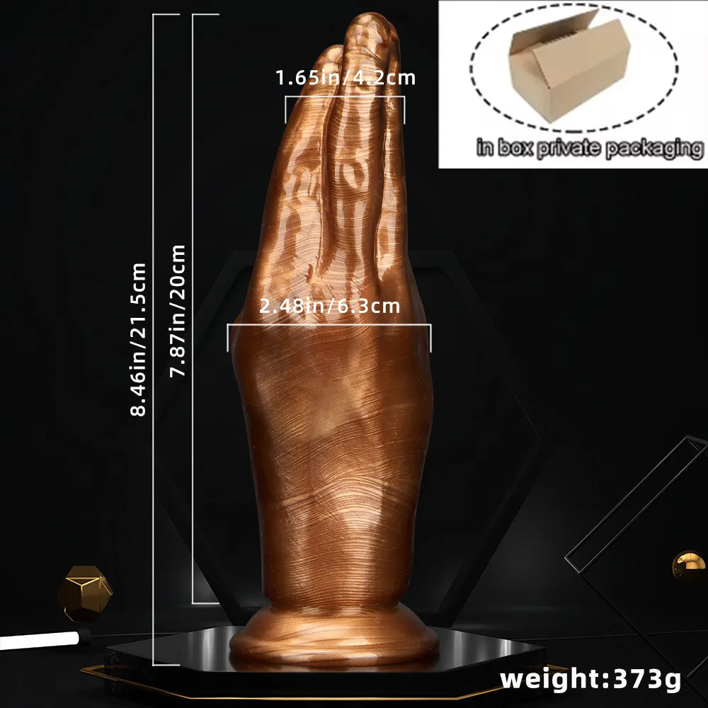 Premium Soft Rubber Hand Dildo