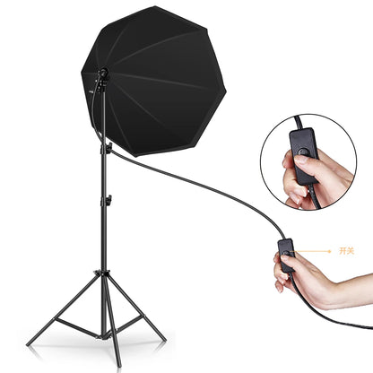 Studio Lighting with Global Plug Adapters