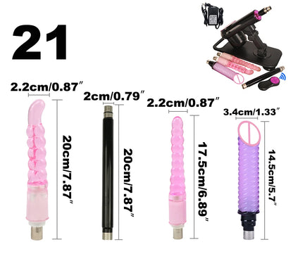 Wireless Remote Control Sex Machine Set