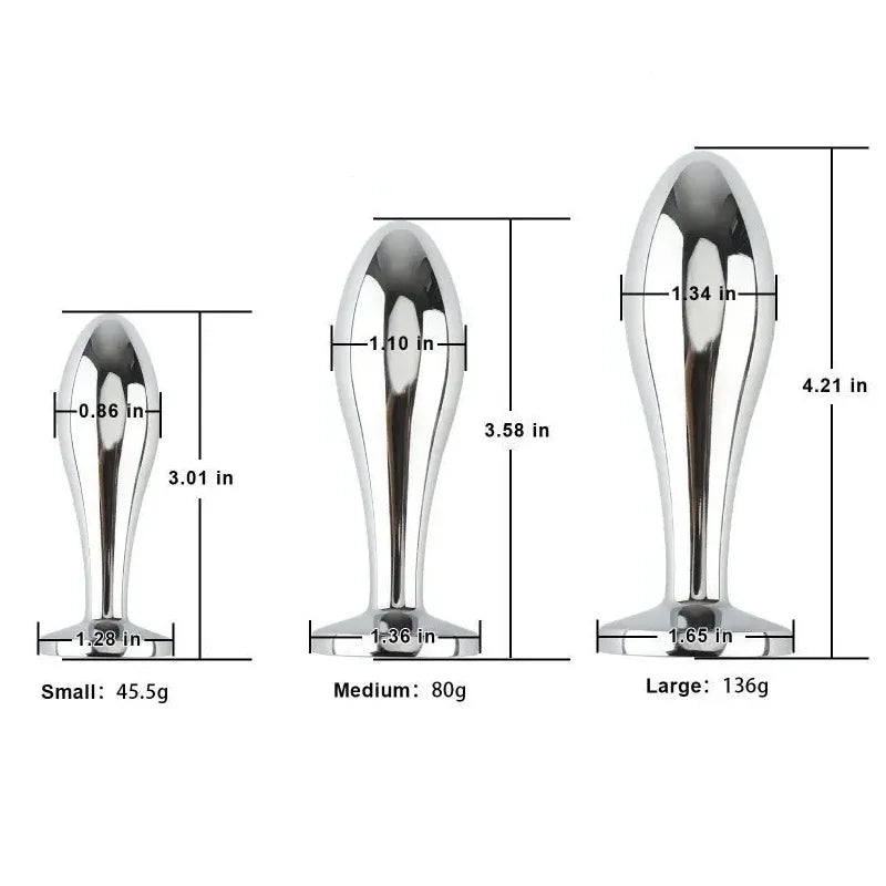 Romantic Play Metal Butt Plugs