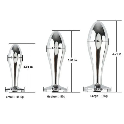 Romantic Play Metal Butt Plugs