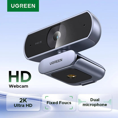 Full HD Webcam with Clear Audio Mic
