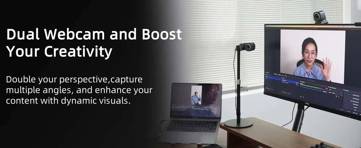 Camera with Dual Microphones & Autofocus