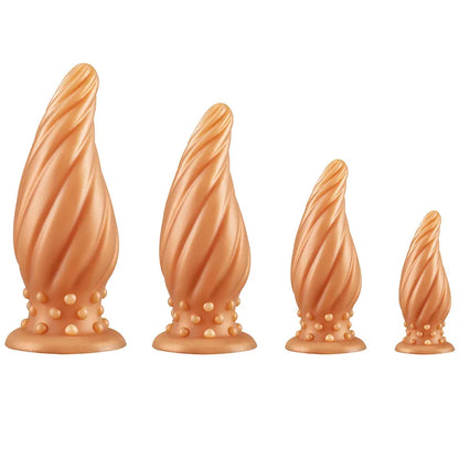 Luminous Glow Silicone Anal Plug — 5 Sizes Body Safe