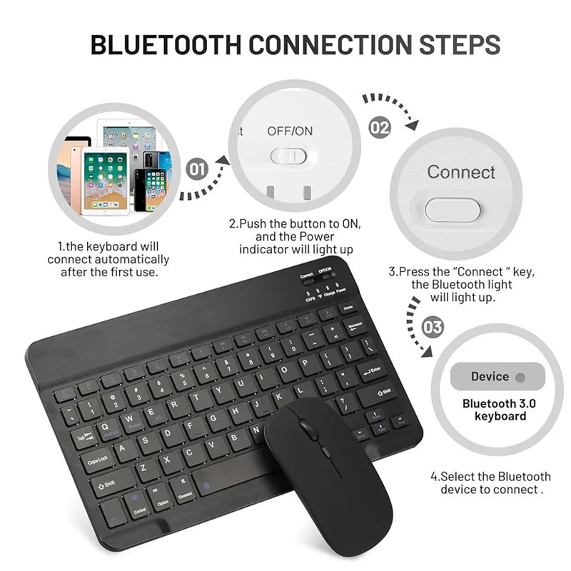 Silent Typing Keyboard Mouse Combo