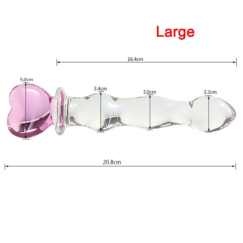 Premium Pink Glass Plug