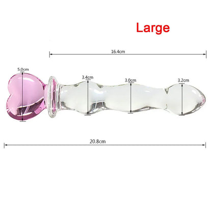 Premium Pink Glass Plug