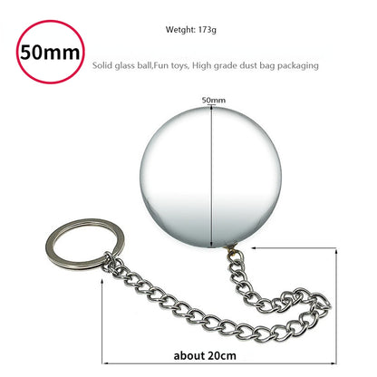 Crystal Glass Ball Anal Plugs Anal Dilator Pendant Ball Butt Plug Alternative Orgasm Daisy Stimulation Sex Tools Erotic Supplies