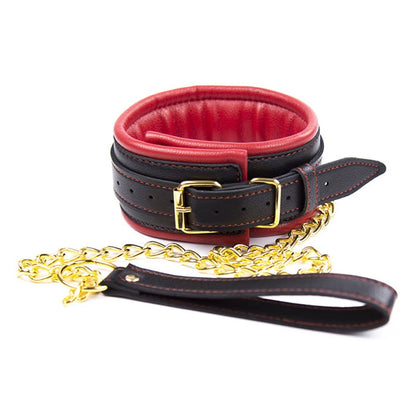 3-Piece Leather Collar, Wrist & Ankle Cuff Set