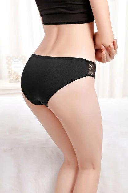 5 PCS/Set Hot Sale Sexy Lace Underwear Soft Underpants Ladies Panty Comfortable Women Cotton Panties 89319