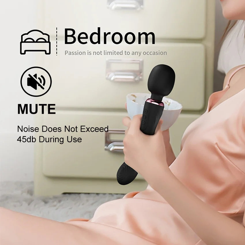 10-Frequency Magic Wand Vibrators