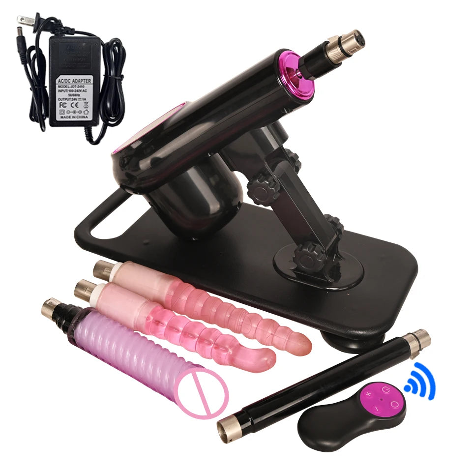 Wireless Remote Control Sex Machine Set