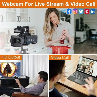 Ultra HD 6K Camcorder