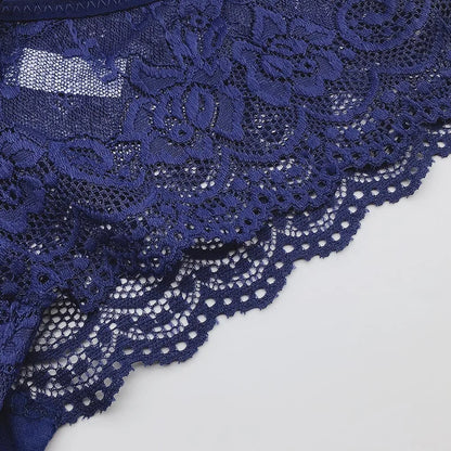 Sexy Low-Rise Lace Panties 5 PCS/SET Women Floral Underwear M-XL Girls Underpants Ladies Lingerie 89428