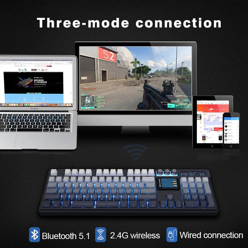 LCD Screen Mechanical Keyboard