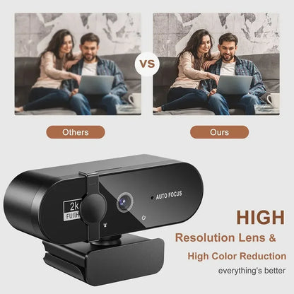 4K Webcamn With Mic & Auto Focus