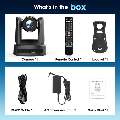 4K PTZ Camera with HDMI/SDI & POE