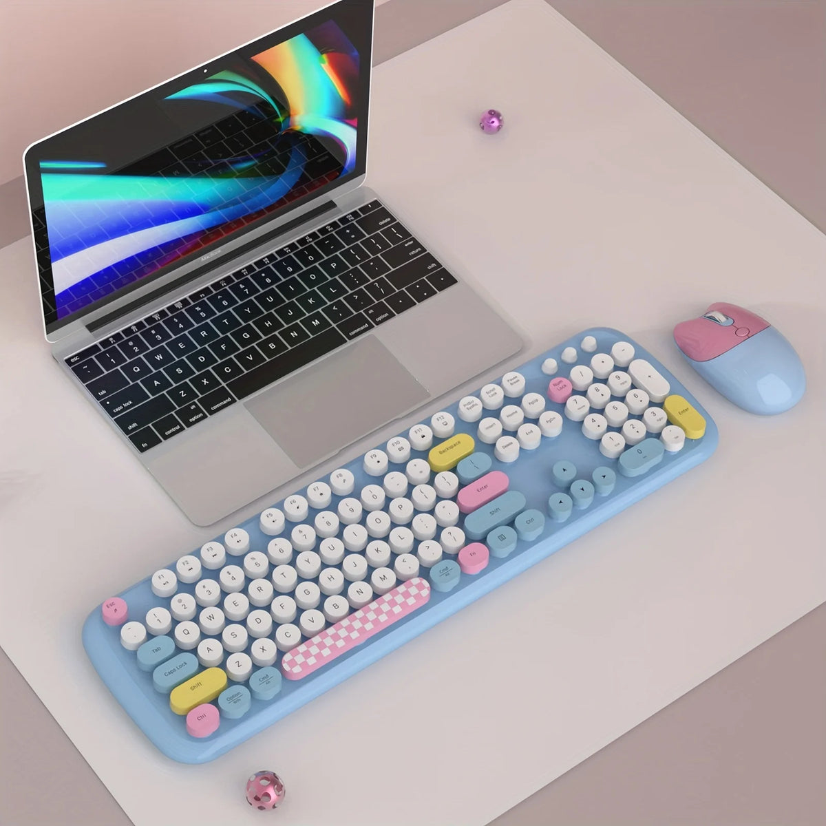 Unsharkable 104-key wireless keyboard full-size keyboard and mouse combination office keyboard with wireless mouse set
