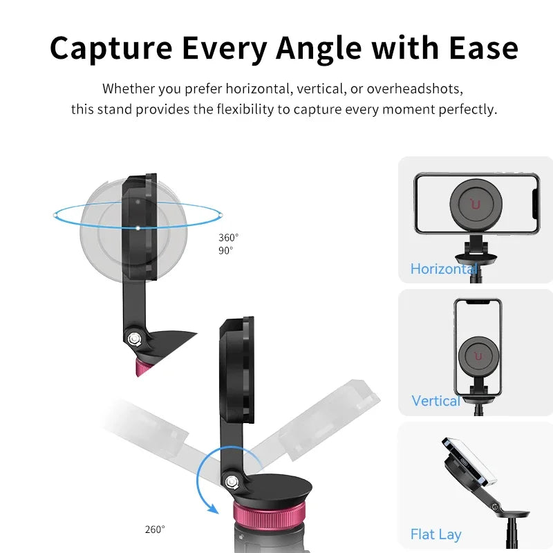 Bluetooth Remote Magnetic Phone Tripod
