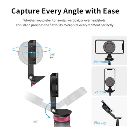 Bluetooth Remote Magnetic Phone Tripod