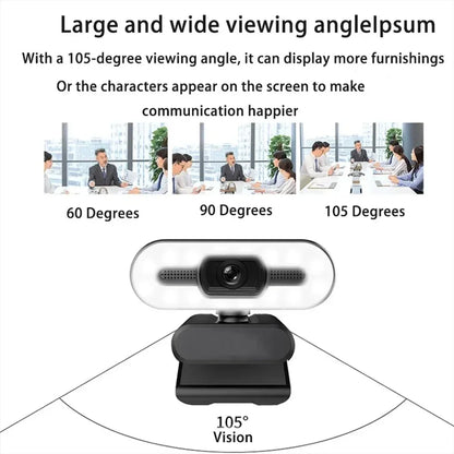 4k Rotatable 360° Webcam