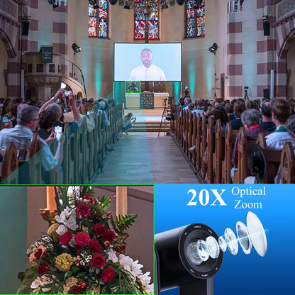 AI Auto Framing PTZ Camera