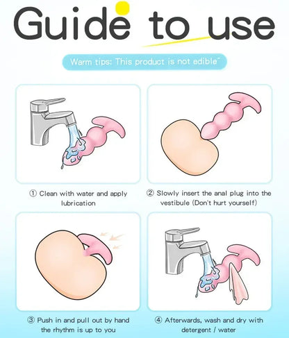 4Pce Medical-Grade Silicone Vaginal Plugs
