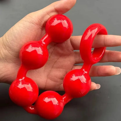 Anal Bead Sex Toy Female Male Homosexual Buttocks Bead Long Buttocks Bead Vagina Clit Pull Global Anal Stimulator Sex Toy.