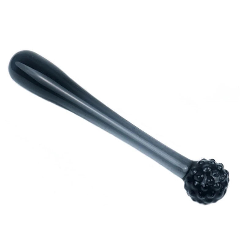 Black Crystal Glass Dildo for Men & Women