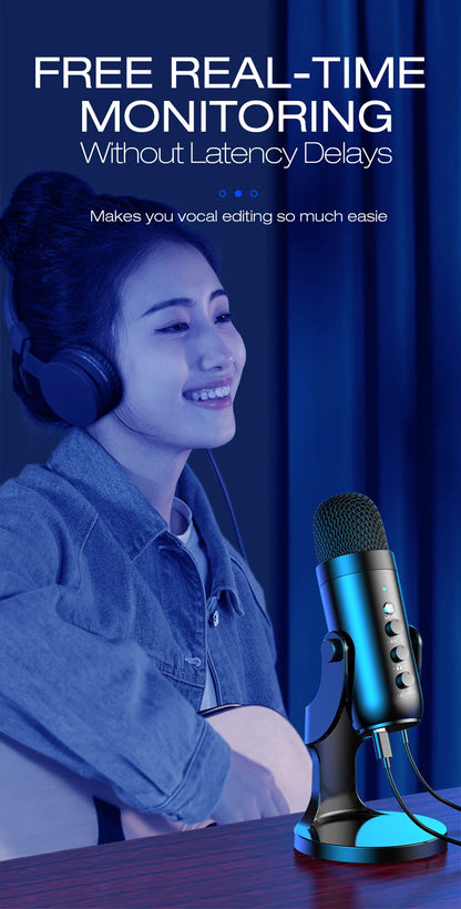 USB Studio Mic with Gain