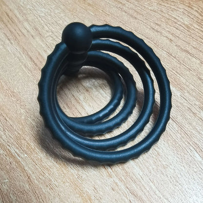 Newest Penis Ring Reusable Silicone Semen Cock Ring Penis Enlargement Delayed Ejaculation Sex Toys For Men Dick Enlarger Rings
