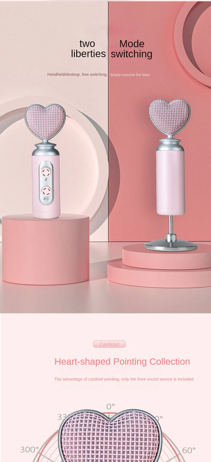 Pink Condenser Microphone