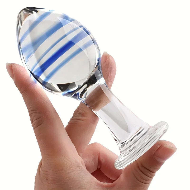 Crystal Smooth Glass Plug
