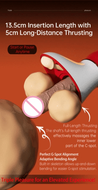 3-in-1 Heating Thrusting Sex Machine