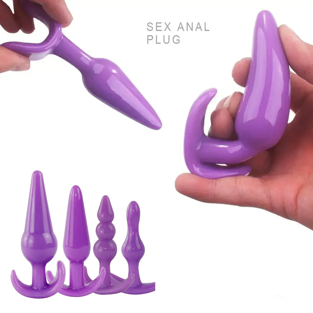4Pce Medical-Grade Silicone Vaginal Plugs