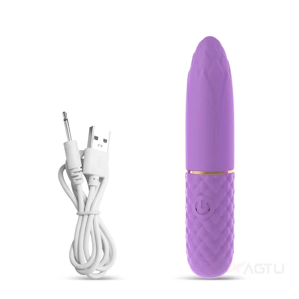 Mini Bullet Vibrator for Women Beginner G-Spot Nipple Clitoris Stimulator 8 Fast Seconds to Orgasm Female Sex Toys for Adults
